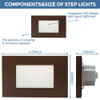 120 Volt Indoor Outdoor Deck Stair Light