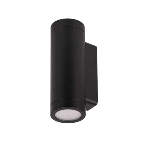 Wall Mount LED Cylinder Colorscaping Light in Black