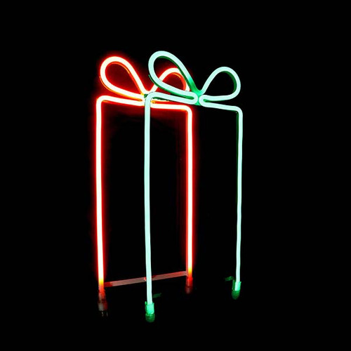 Red and Green Gift Boxes