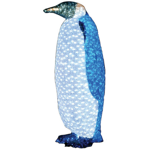 LED Mommy Penguin Acrylic Sculpture