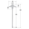 LV13 Area Light Dimensions