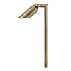 LV31 Adjustable Brass Pathway Light Slightly Angled Down