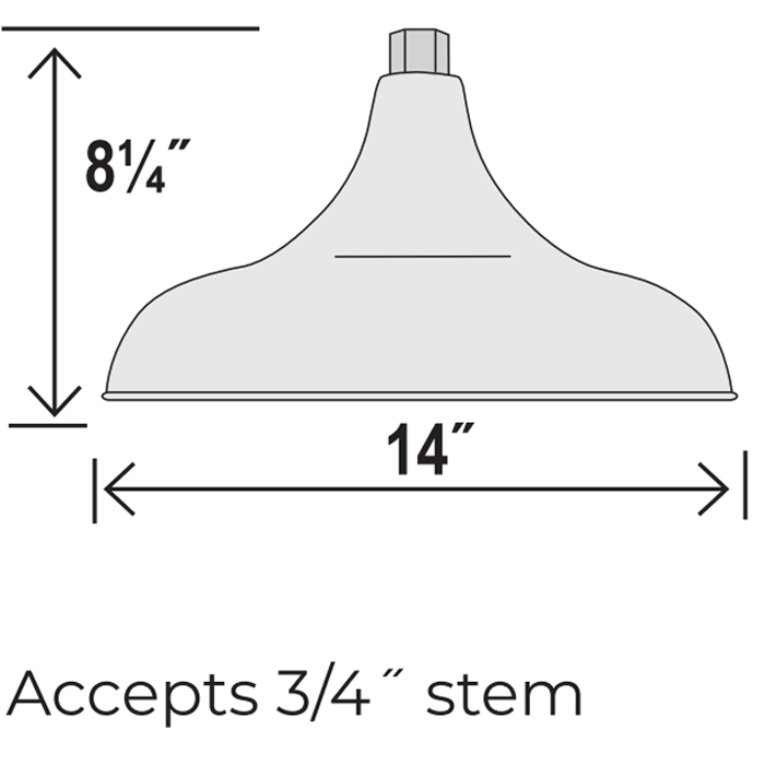 14 Inch Retro Modern Warehouse Shade Dimensions Small Retro Modern Warehouse Gooseneck Dimensions
