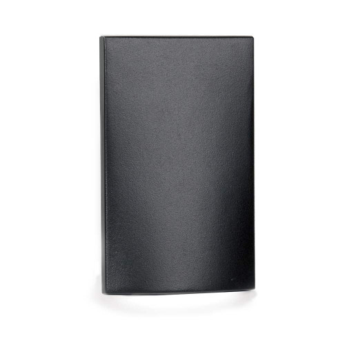 120V LED Sleek Vertical Step & Deck Light in Black